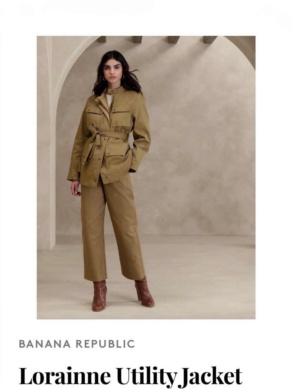 Banana Republic Lorraine Utility Jacket